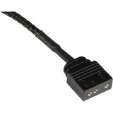 Alphacool Y-Kabelsplitter aRGB 3-Pin auf 3x 3-Pin, 15cm schwarz, inkl. Steckverbinder