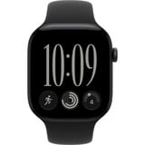 Apple Watch Series 12, Smartwatch schwarz, Aluminium, 46 mm, Sportarmband schwarz S/M