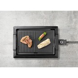 Bestron BBQ-Tischgrill, Elektro-Grillplatte schwarz/kupfer, 2.000 Watt