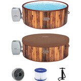 Bestway Whirlpool LAY-Z-SPA Helsinki AirJet, Ø 180cm x 66cm, Schwimmbad holz