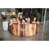 Bestway Whirlpool LAY-Z-SPA Helsinki AirJet, Ø 180cm x 66cm, Schwimmbad holz