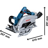 Bosch Akku-Handkreissäge BITURBO GKS 18V-70 L Professional solo blau/schwarz, ohne Akku und Ladegerät