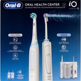 Braun Oral-B Center OxyJet Reinigungssystem - Munddusche + Oral-B iO4, Mundpflege weiß