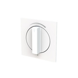 Busch-Jaeger Zentralscheibe Lautstärkepegel 1740 Drehknopf 03-44G, Abdeckung weiß, Retail