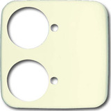 Busch-Jaeger Zentralscheibe, Rahmen weiß, Retail