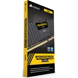 Corsair DIMM 64 GB DDR4-3600 Kit, Arbeitsspeicher schwarz, CMK64GX4M2D3600C18, Vengeance LPX, XMP