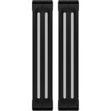 Corsair iCUE LINK QX140 RGB 140-mm-PWM-Lüfter, Gehäuselüfter schwarz, Starter-Kit, 140 mm