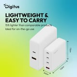Digitus USB GaN Charger 140W, 3x USB-C, 1x USB-A, Ladegerät 