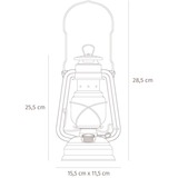 Feuerhand Sturmlaterne Baby Special 276, Leuchte salbeigrün