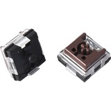 Keychron Low Profile Optical Brown Switch-Set, Tastenschalter braun/transparent, 87 Stück