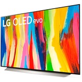 LG OLED48C27LA , OLED-Fernseher 121 cm (48 Zoll), schwarz/silber, UltraHD/4K, HDR, Dolby Atmos, 120Hz Panel