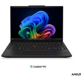 Lenovo ThinkPad T14 AMD G7 (21WV002YGE), Notebook schwarz, AMD Ryzen AI 7 450, AMD Radeon 860M, 32 GB DDR5, 512 GB (512 GB SSD), Windows 11 Pro