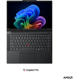 Lenovo ThinkPad T14 AMD G7 (21WV002YGE), Notebook schwarz, AMD Ryzen AI 7 450, AMD Radeon 860M, 32 GB DDR5, 512 GB (512 GB SSD), Windows 11 Pro