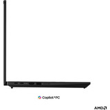 Lenovo ThinkPad T14 AMD G7 (21WV002YGE), Notebook schwarz, AMD Ryzen AI 7 450, AMD Radeon 860M, 32 GB DDR5, 512 GB (512 GB SSD), Windows 11 Pro