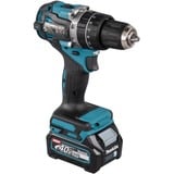 Makita Akku-Schlagbohrschrauber HP002GA202 XGT, 40Volt blau/schwarz, 2x Li-Ion XGT Akku 2,0Ah, MAKPAC