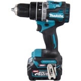 Makita Akku-Schlagbohrschrauber HP002GA202 XGT, 40Volt blau/schwarz, 2x Li-Ion XGT Akku 2,0Ah, MAKPAC