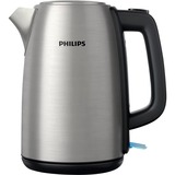 Philips Daily Collection HD9351/90, Wasserkocher edelstahl/schwarz, 1,7 Liter