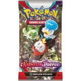  Pokémon-TCG: Karmesin & Purpur - Boosterpack, Sammelkarten 