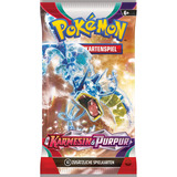  Pokémon-TCG: Karmesin & Purpur - Boosterpack, Sammelkarten 
