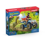 Schleich Dinosaurs Flucht auf Quad vor Velociraptor, Spielfigur 