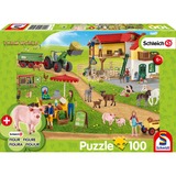 Schmidt Spiele Puzzle Schleich Farm World Bauernhof und Hofladen