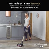 Shark Stratos Akkustaubsauger IZ400EUT, Stielstaubsauger schwarz/silber