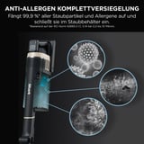 Shark Stratos Akkustaubsauger IZ400EUT, Stielstaubsauger schwarz/silber