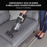 Shark Stratos Akkustaubsauger IZ400EUT, Stielstaubsauger schwarz/silber