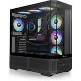 Thermaltake View 370 TG ARGB Black, Tower-Gehäuse schwarz, Tempered Glass x 3