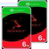 UGREEN DH2300 + 2x 6 TB Seagate IronWolf HDD Bundle, NAS schwarz
