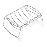 Weber Spare-Rib-Halter und Bratenkorb 6469, Grillkorb silber