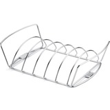 Weber Spare-Rib-Halter und Bratenkorb 6469, Grillkorb silber