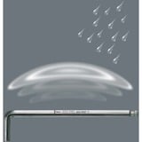 Wera 950/9 Hex-Plus 8 Winkelschlüsselsatz, 9-teilig, Schraubendreher chrom, mit Halteclip und Wandhalter