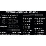 Wera Kraftform Kompakt Turbo i Imperial 1, Schraubendreher rot/gelb, 16-teilig, zöllig
