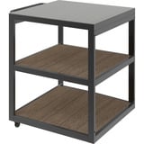 Witt Pizzatrolley Nebenmodul 48651045, Tisch schwarz/silber, Pizzaofen Tisch