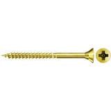 fischer Spanplattenschraube ClassicFast II 6,0x100 Senkkopf PZ 100 Stück, mit Teilgewinde
