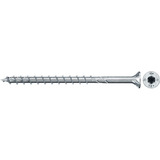 fischer Spanplattenschraube PowerFast II 8,0x120 Senkkopf TX 50 Stück, mit Teilgewinde, verzinkt