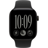 Apple Watch Series 12, Smartwatch schwarz, Aluminium, 42 mm, Sportarmband schwarz M/L, Cellular