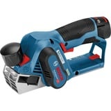 Bosch Akku-Hobel GHO 12V-20 Professional, 12Volt, Elektrohobel blau/schwarz, 2x Li-Ionen Akku 3,0Ah