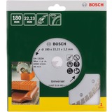 Bosch Diamanttrennscheibe Turbo, Ø 180mm Bohrung 22,23mm