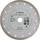 Bosch Heimwerken & Garten Diamanttrennscheibe Turbo, Ø 180mm Bohrung 22,23mm