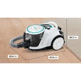 Bosch Home Serie 6 BGC41XHYG, Bodenstaubsauger weiß
