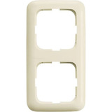 Busch-Jaeger Rahmen zwei-fach, glänzend, Kunststoff, Unterputzmontage, Schutzart IP20, 81 x 152 x 11 mm weiß (glänzend), Retail