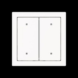 Busch-Jaeger Wippe für Elektroniktaster 2-fach weiß, Retail