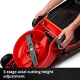 EINHELL Akku-Rasenmäher GE-CM 18/30 Li rot/schwarz, Li-Ionen Akku 3,0Ah