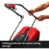 EINHELL Akku-Rasenmäher GE-CM 18/30 Li rot/schwarz, Li-Ionen Akku 3,0Ah