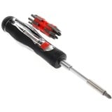 GEDORE Red Magazin-Knarrenschraubendreher 13in1, 1/4" schwarz/rot, mit 13 Bits