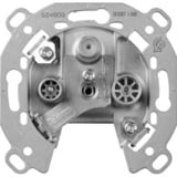 Gira Antennen-Steckdose Einsatz FS 302 F mit drei Anschlüssen Unterputz Enddose Retail