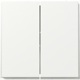 Gira Wippe zweifach gerade weiß, Retail