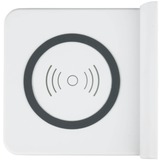 Good Connections Qi Wireless Charging Pad 15 Watt, Ladeschale weiß, für USB-Desktop-Schnellladestation PCA-D006W (linke Seite)